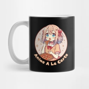 Pizza lover Anime girl Mug